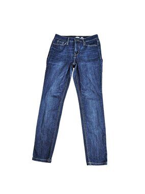 Old Navy Rockstar Super Skinny Jeans Womens 8 Blue Wash High Rise Stretch Denim